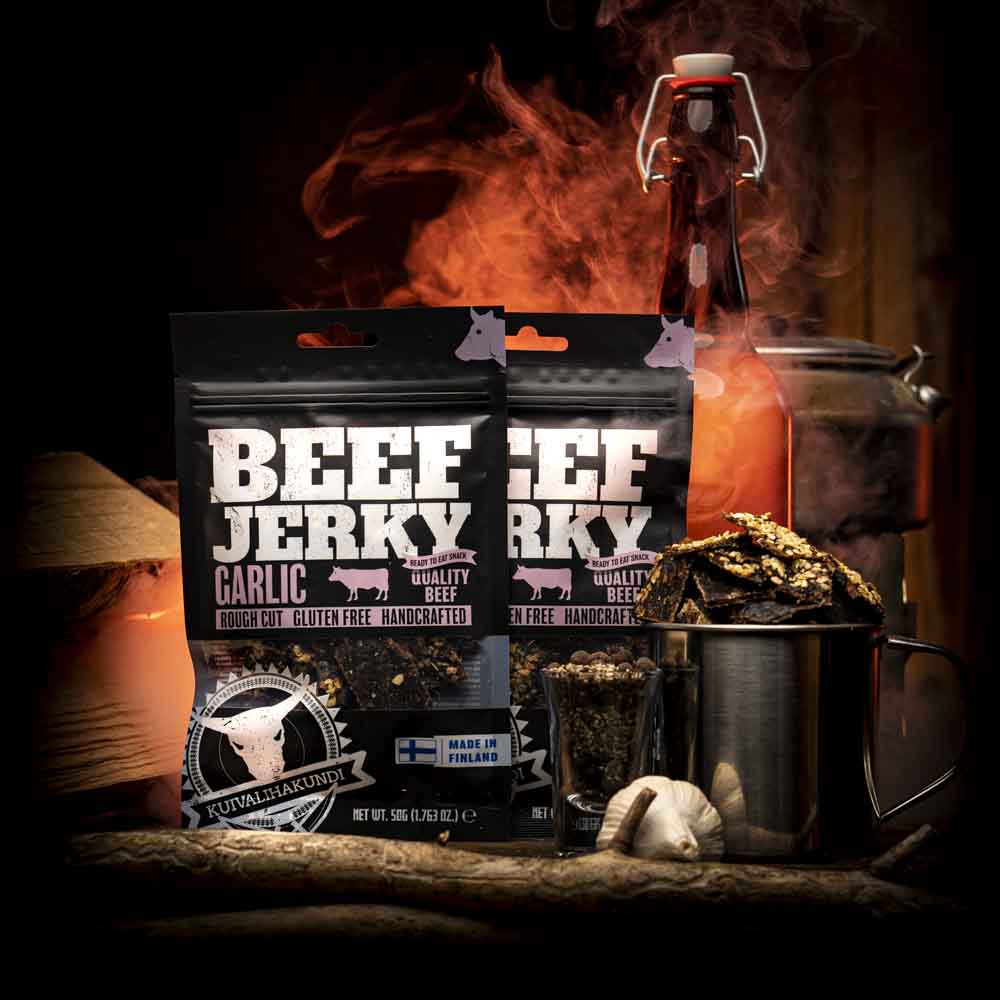 Beef Jerky - Garlic - 2x40g