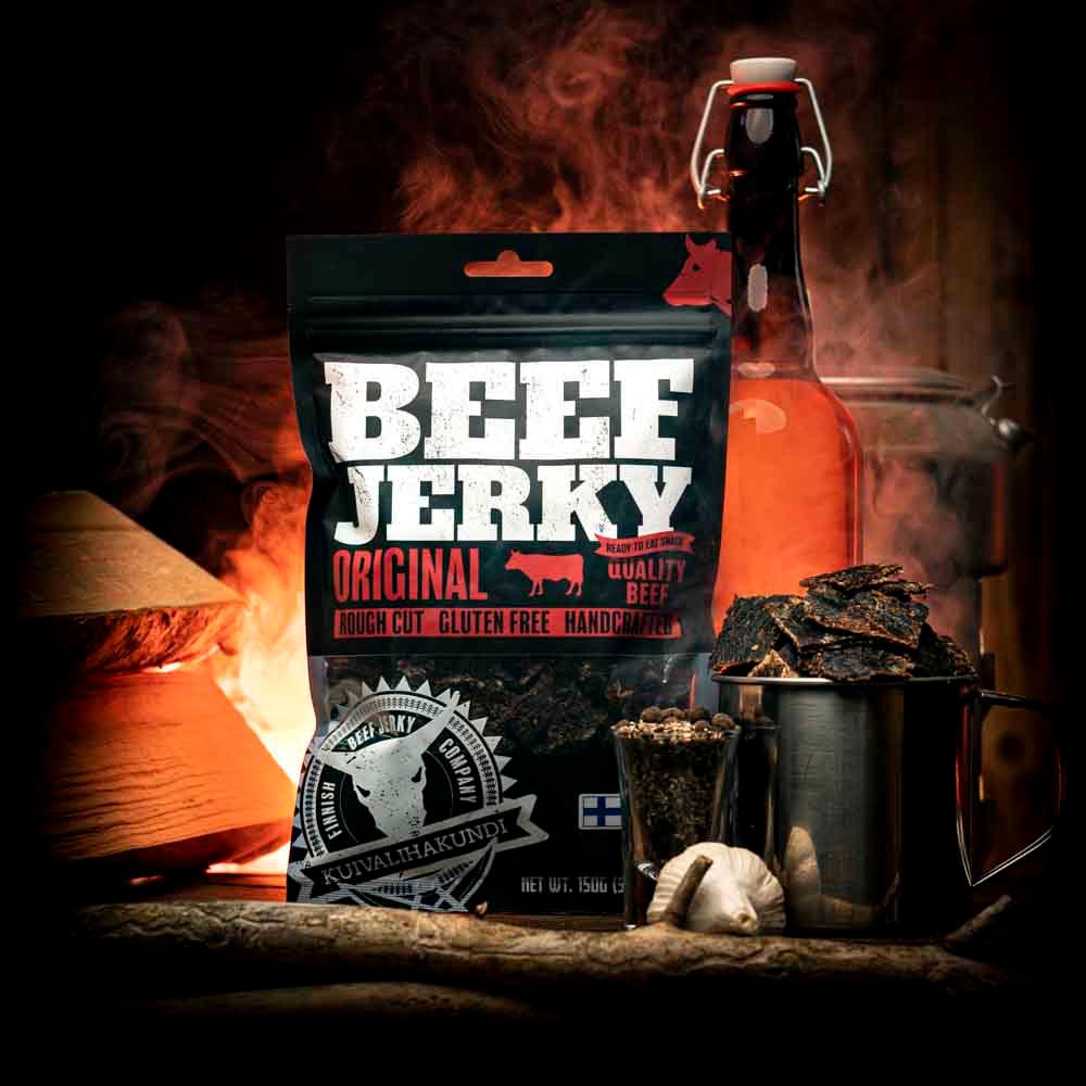 Verpakking van originele beef jerky